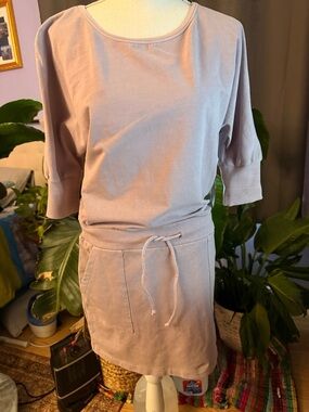 NWT Women’s Mini Dress with Drawstring Waist - Light purple